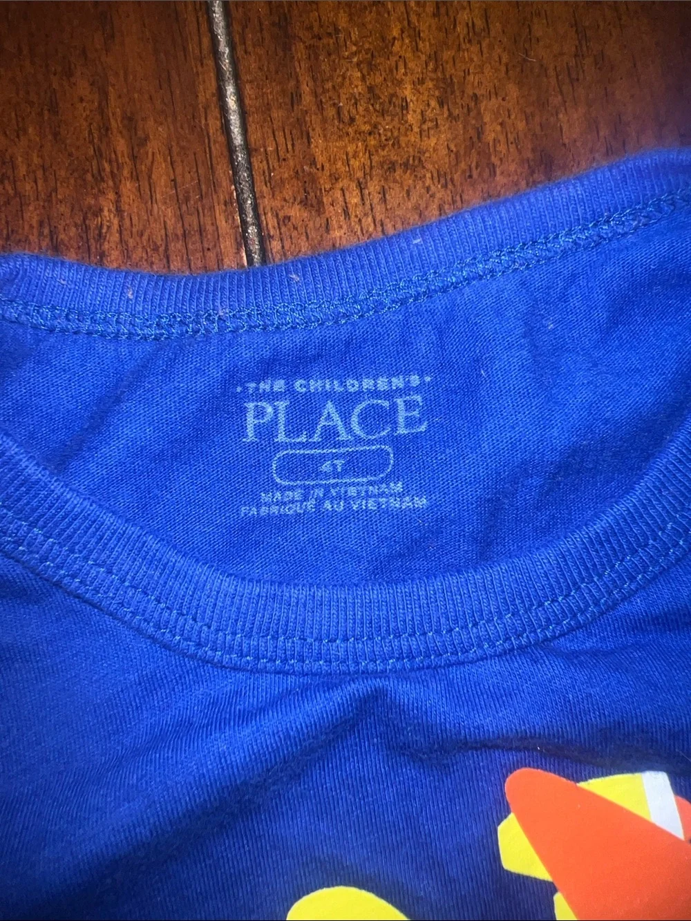 🎉🎉 5 for $20🎉🎉 Blue Airplane Graphic Tee & Orange Shorts Set - Picture 2 of 3